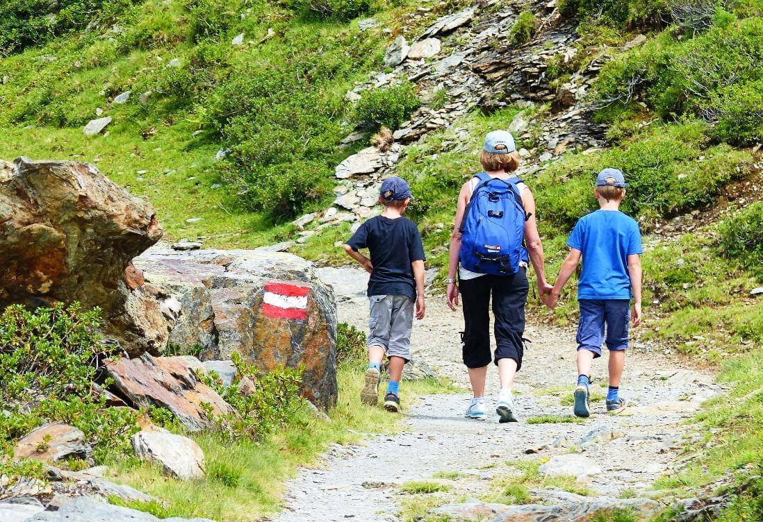 Itinéraire de randonnée en Autriche - Hike Marker In Austria